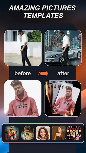 Zrzuty ekranu mAst: Music Status Video Maker