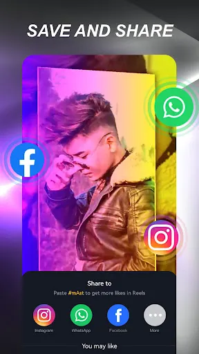 Zrzuty ekranu mAst: Music Status Video Maker