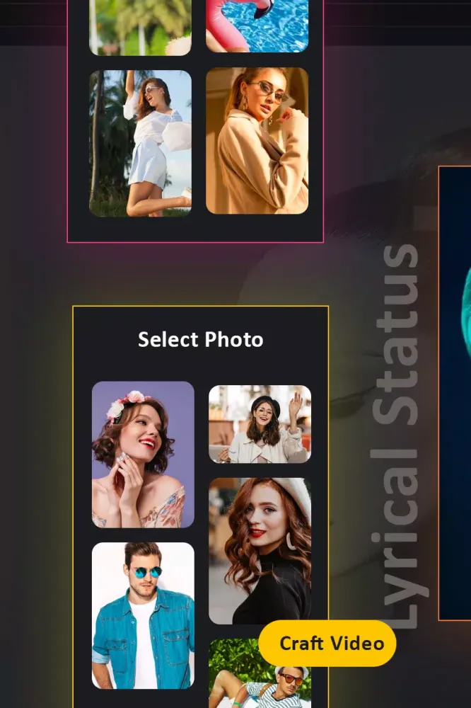 Capturas de pantalla de mast.ly: MV Video Status Maker