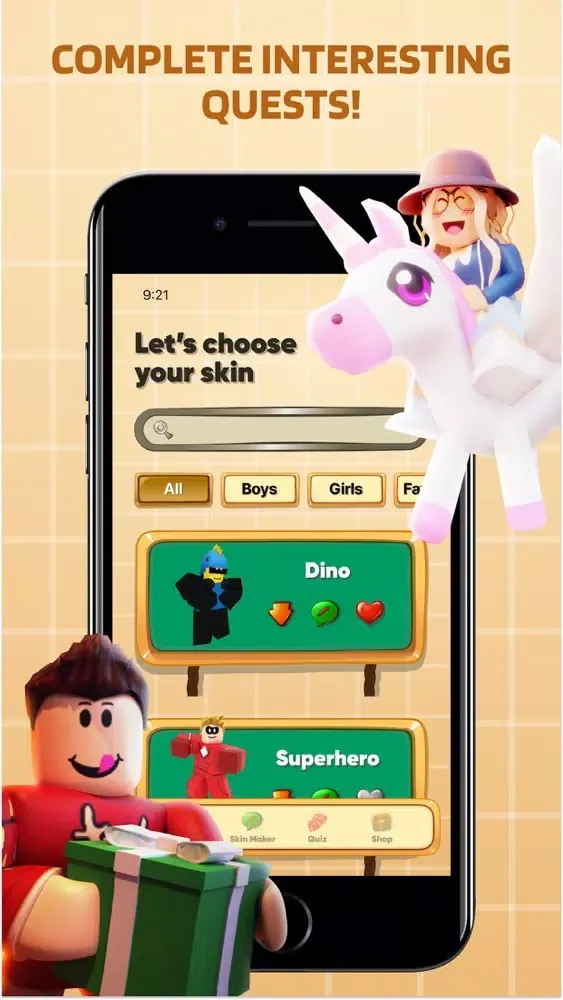 Captures d'écran de Mods & Skins Master for Roblox