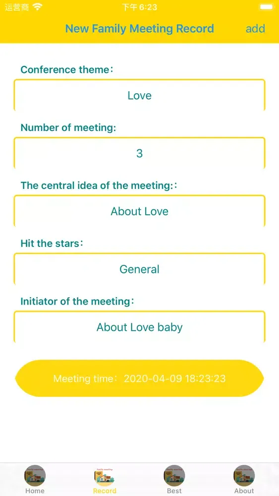 My favorite family meeting rec Ekran Görüntüleri