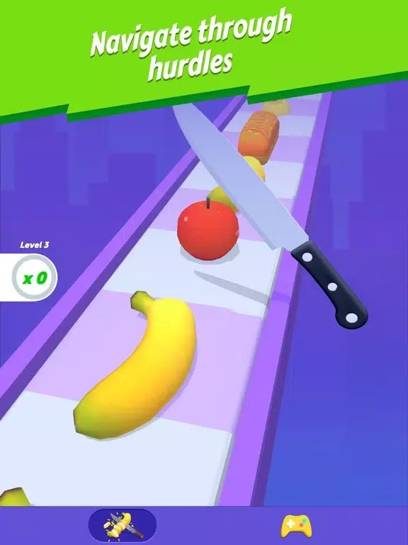 Ảnh chụp màn hình của Fruit Knife Master iPad 