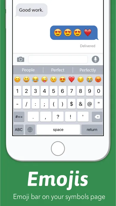 Tangkapan skrin Number Row Keyboard