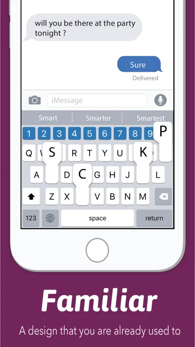 Tangkapan skrin Number Row Keyboard