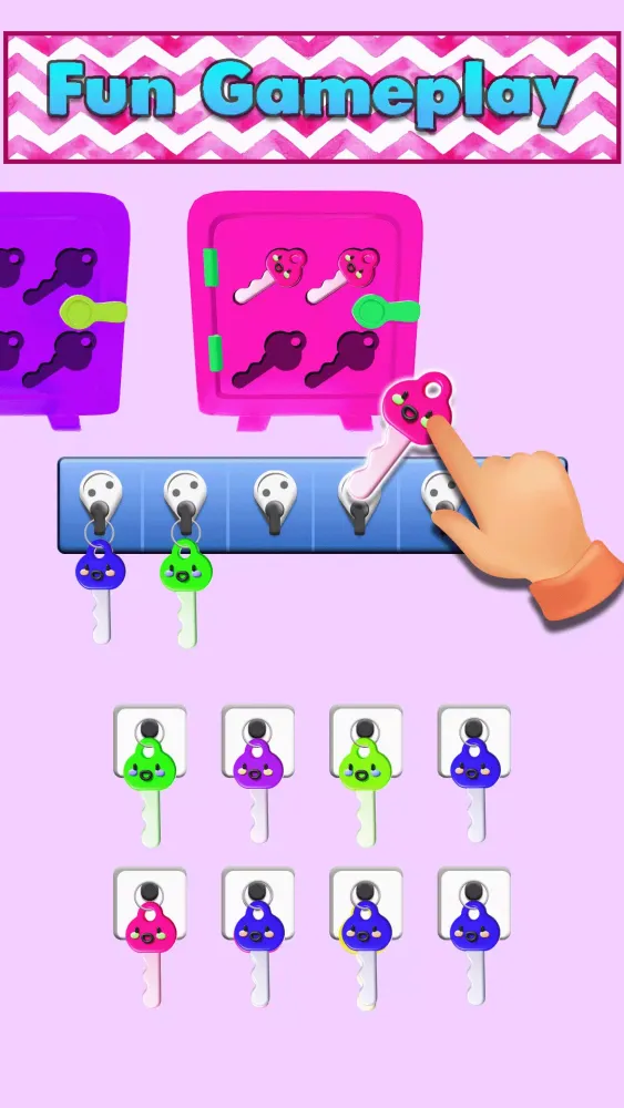 DIY Locker Jam: Key Sorting Ekran Görüntüleri
