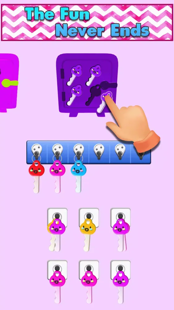 DIY Locker Jam: Key Sorting Ekran Görüntüleri