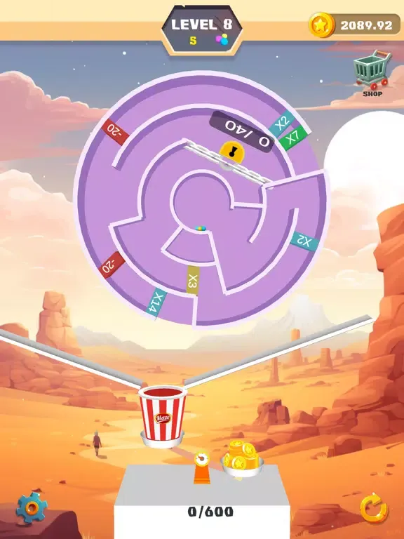 Capturas de tela do Mazing Balls iPad 