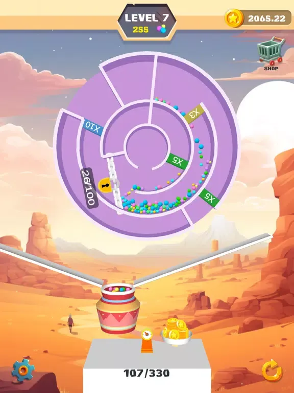 Capturas de tela do Mazing Balls iPad 