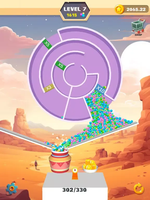 Capturas de tela do Mazing Balls iPad 