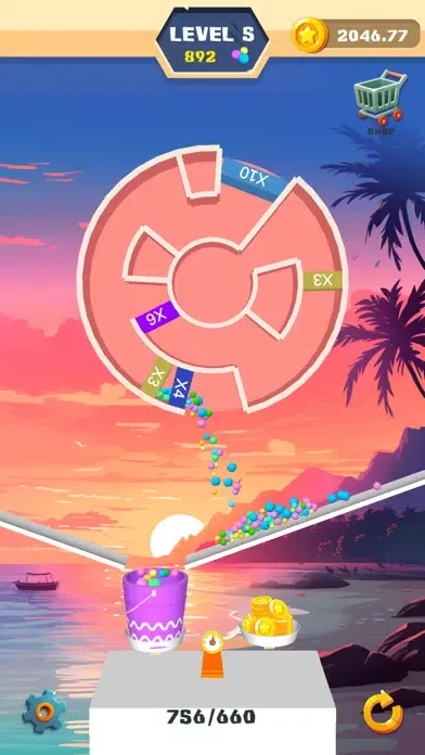 Capturas de tela do Mazing Balls