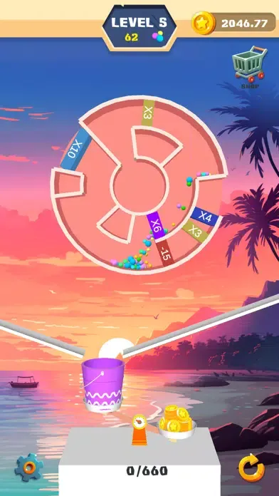 Capturas de tela do Mazing Balls