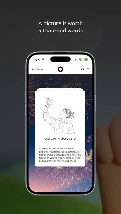 Captures d'écran de ReWellMe: mindset reset app