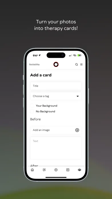 Captures d'écran de ReWellMe: mindset reset app