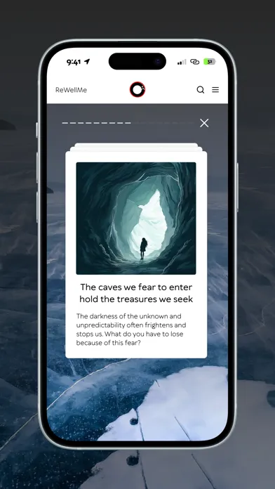 Captures d'écran de ReWellMe: mindset reset app