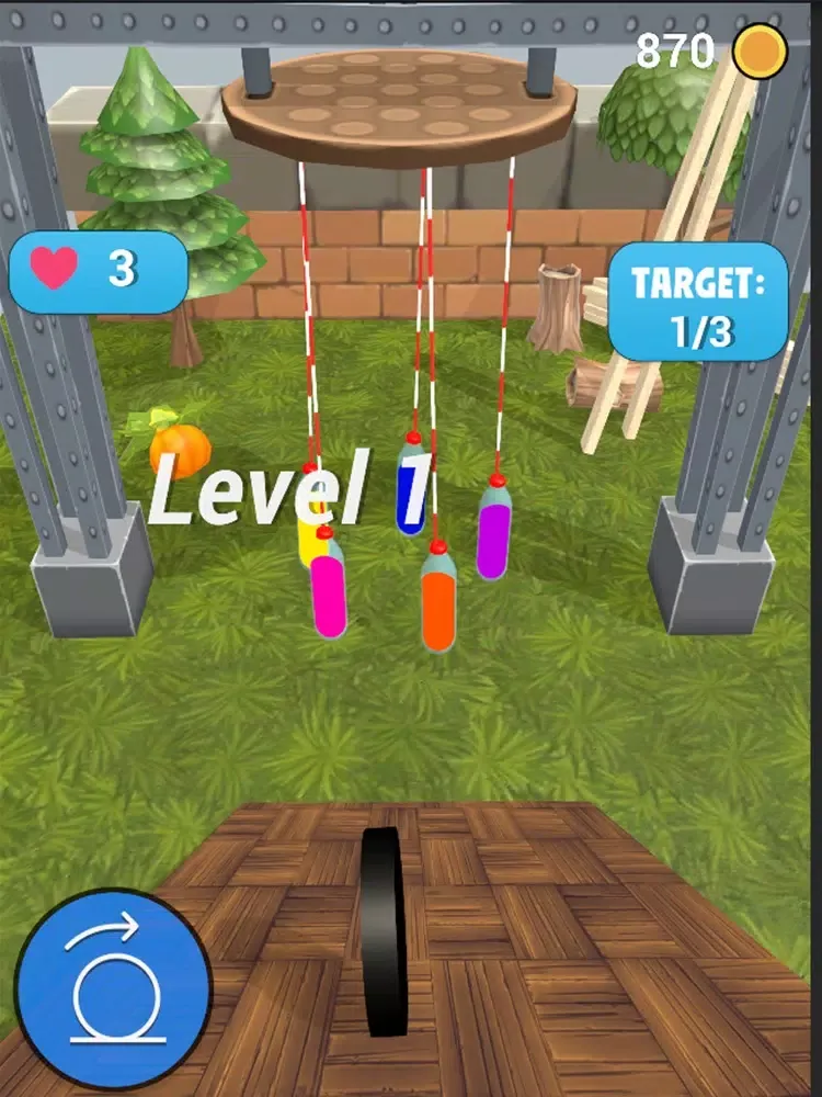 صور Master Wheel Bottle Crush Game iPad 
