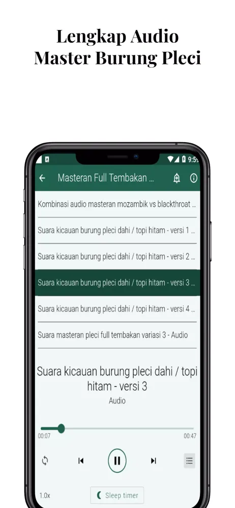 Masteran Burung Pleci Gacor应用截图