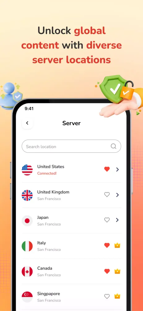 ภาพหน้าจอของ VPN Super-Fast Unlimited Proxy