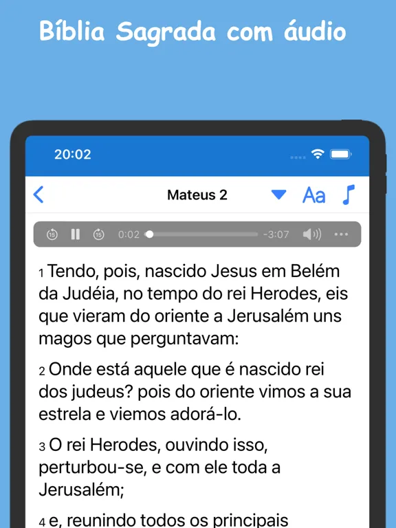 Скриншоты Bíblia Sagrada: Evangelho Dia iPad 