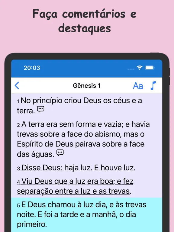 Скриншоты Bíblia Sagrada: Evangelho Dia iPad 