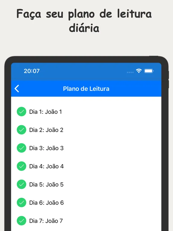 Скриншоты Bíblia Sagrada: Evangelho Dia iPad 