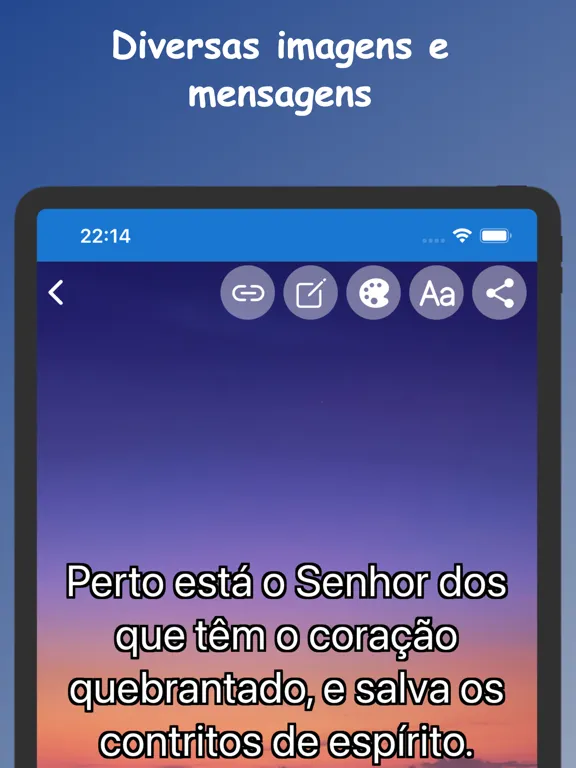 Скриншоты Bíblia Sagrada: Evangelho Dia iPad 
