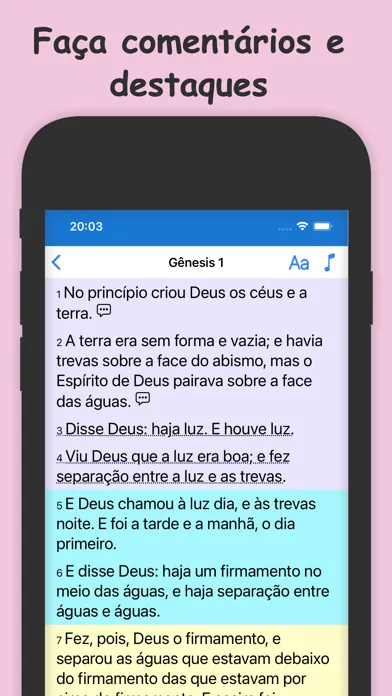 Captures d'écran de Bíblia Sagrada com Harpa