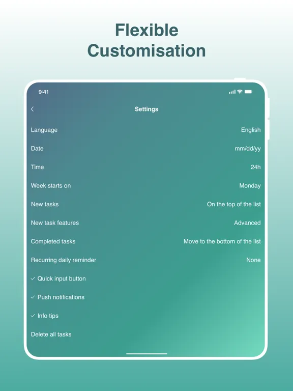 Tangkapan layar Agile List - Checklist & Tasks iPad 