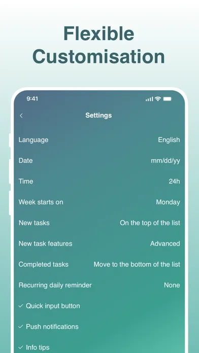 Tangkapan layar Agile List - Checklist & Tasks