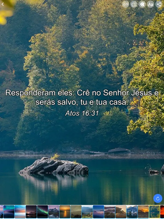 Скриншоты Versículo do Dia Mensagens iPad 