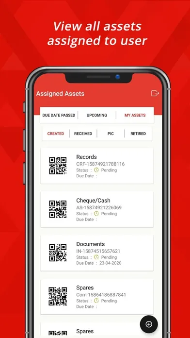 mAsset - Asset Tracker سکرین شاٹس