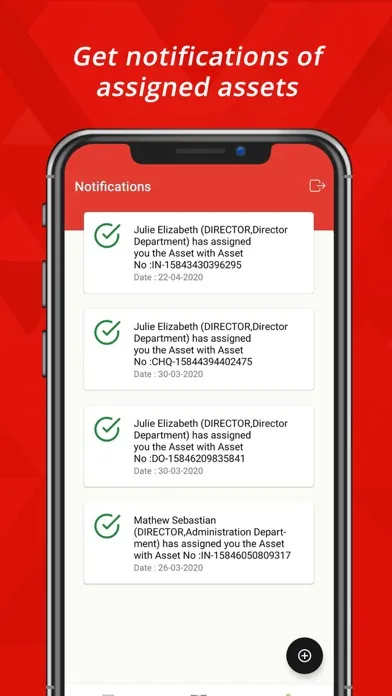 mAsset - Asset Tracker سکرین شاٹس