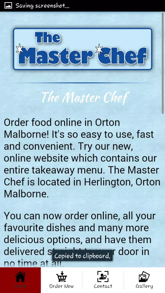The Master Chef 스크린샷