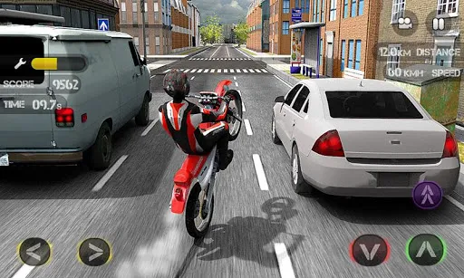 ภาพหน้าจอของ Race the Traffic Moto FULL