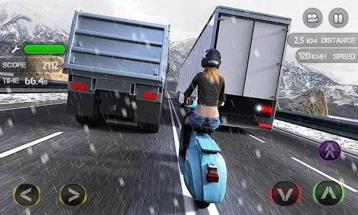 ภาพหน้าจอของ Race the Traffic Moto FULL