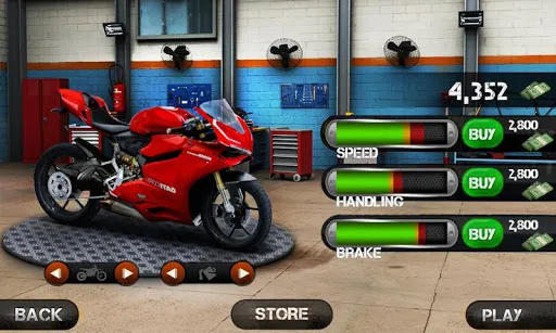 ภาพหน้าจอของ Race the Traffic Moto FULL