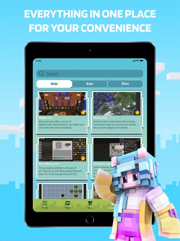 Master Craft for Minecraft iPad  স্ক্রিনশট