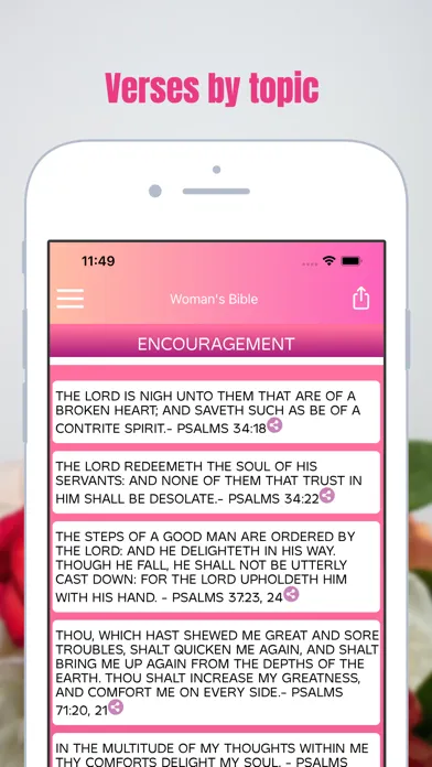 Tangkapan skrin Women's Bible with Devotional