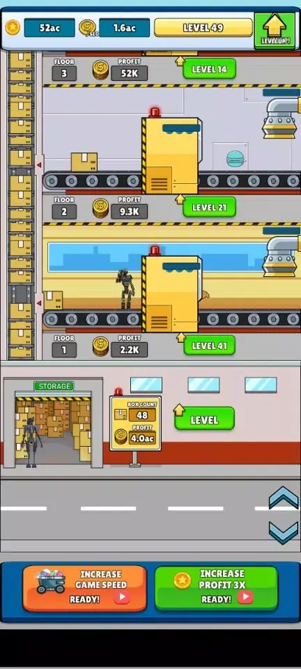 Robot Food Factory Tycoon 스크린샷