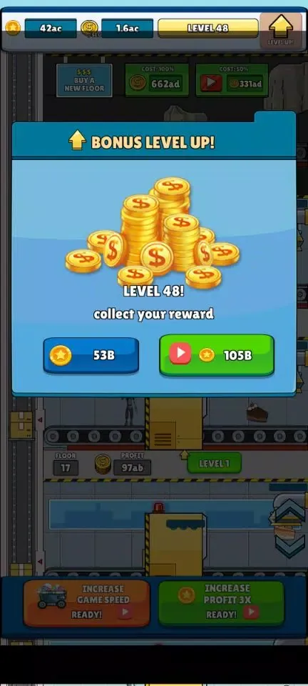 Robot Food Factory Tycoon 스크린샷
