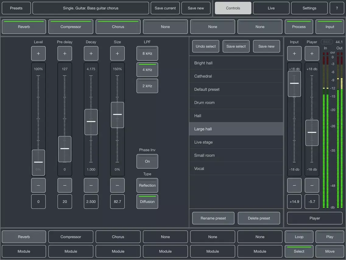 Скриншоты Master FX - Classic effects iPad 
