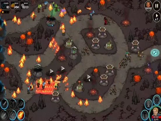 Chaos Rush : Tower Defense iPad  Screenshots