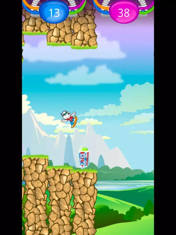 Tangkapan layar ICEE Jump iPad 