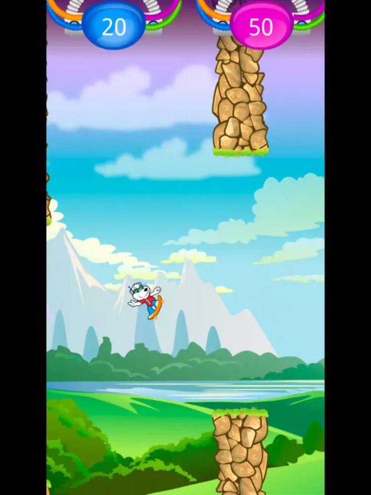 Tangkapan layar ICEE Jump iPad 