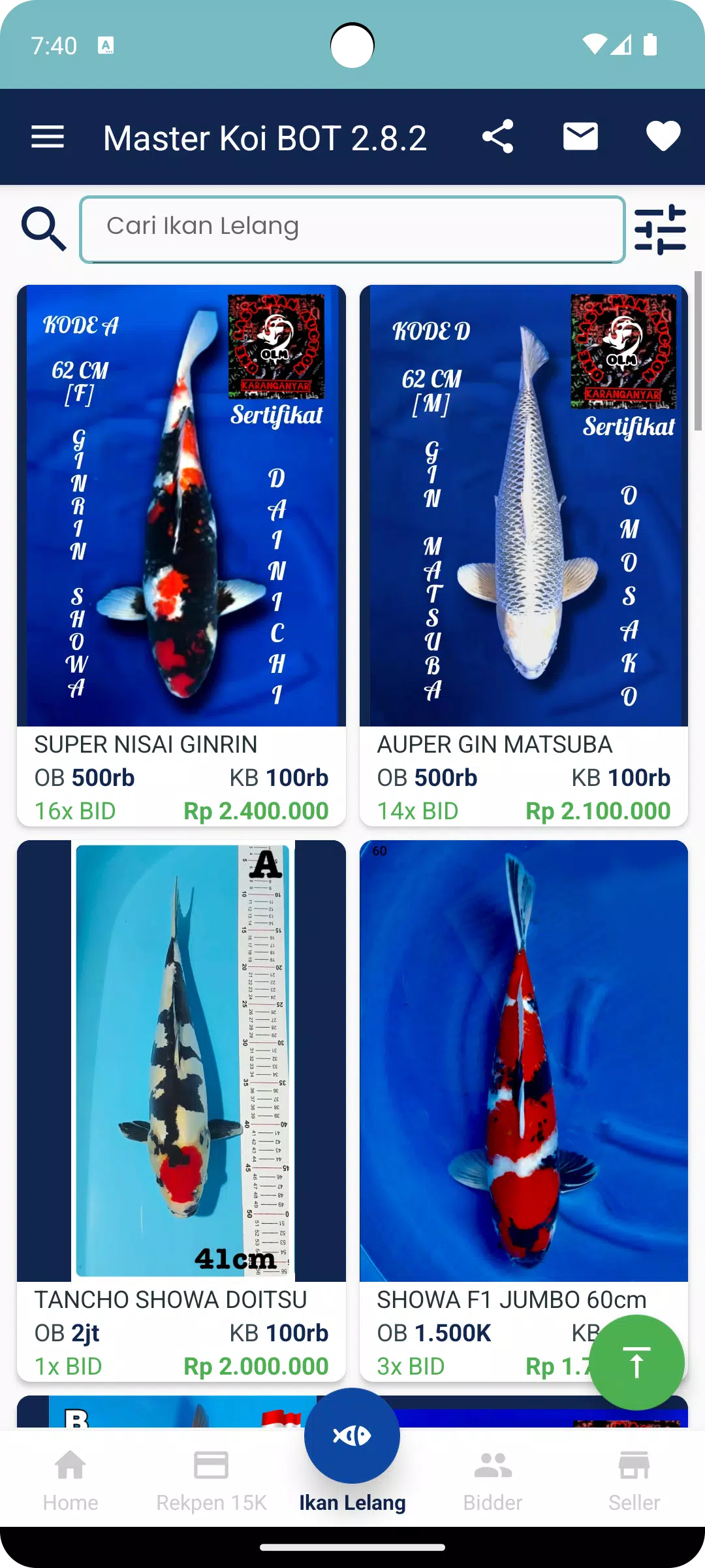 Master Koi BOT Screenshots
