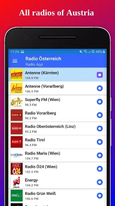 Radio Austria: Radio FM and AM سکرین شاٹس