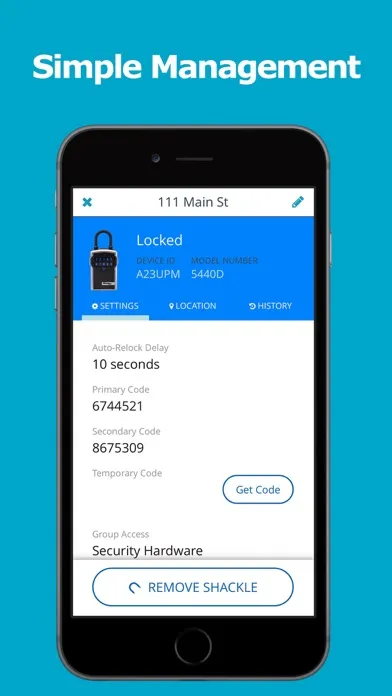 Capturas de pantalla de Master Lock Vault Enterprise