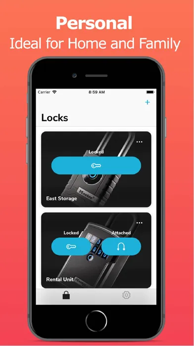 Capturas de pantalla de Master Lock Vault Home