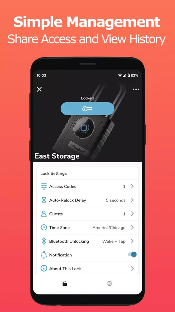 Master Lock Vault Home Screenshots