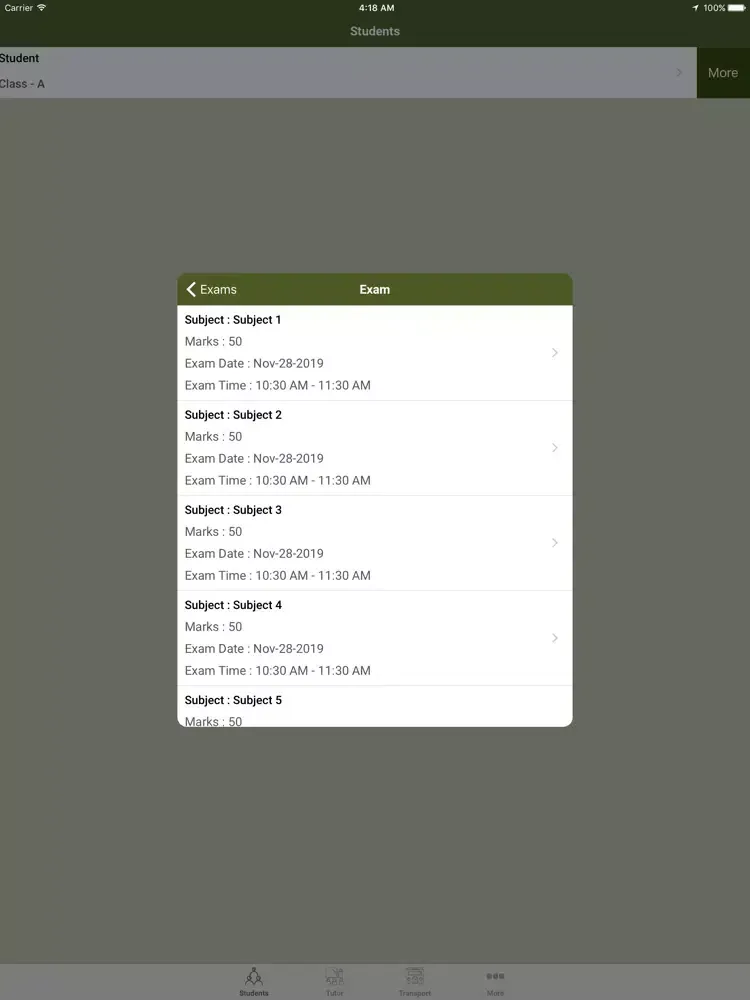 Capturas de pantalla de Master Minds E M High School iPad 