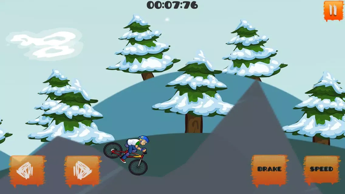 Capturas de tela do BMX Hill Climb